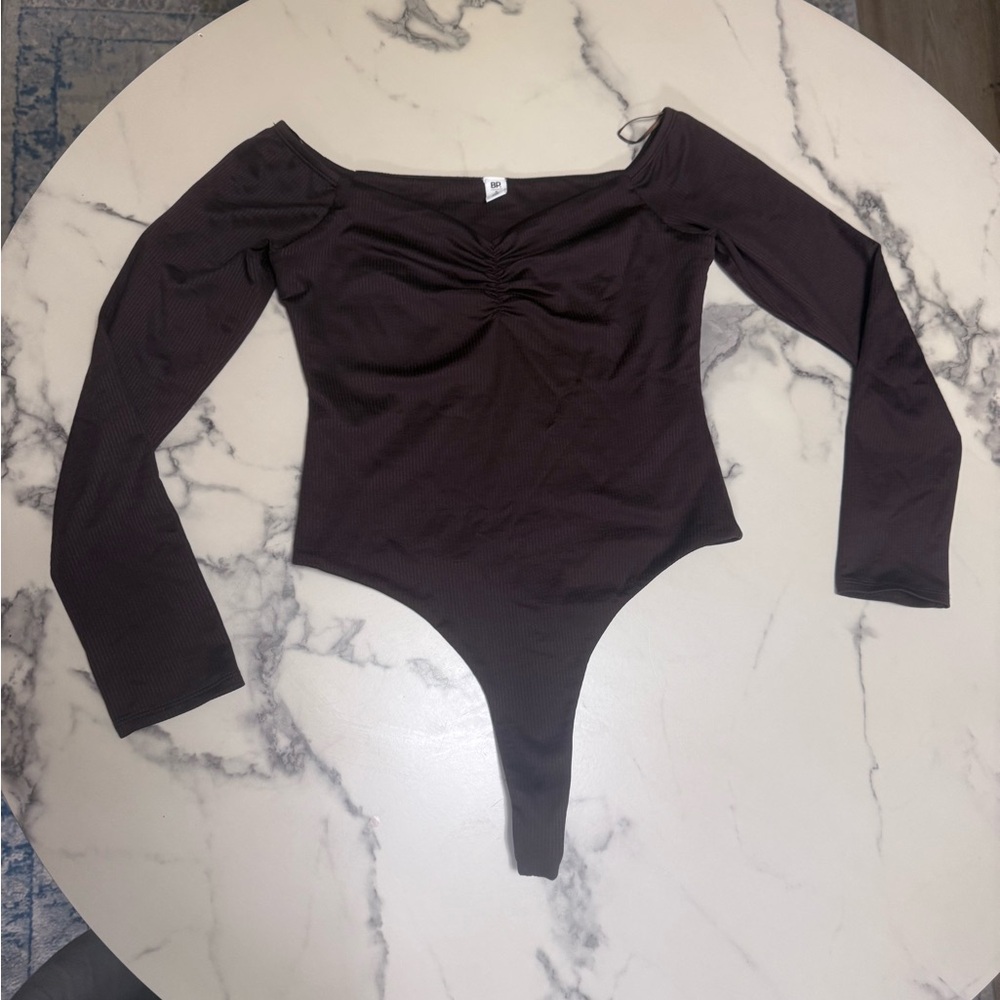 BP Chocolate Long Sleeve Kids Bodysuit